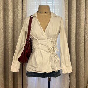 Urban Outfitters Women's White Blouse